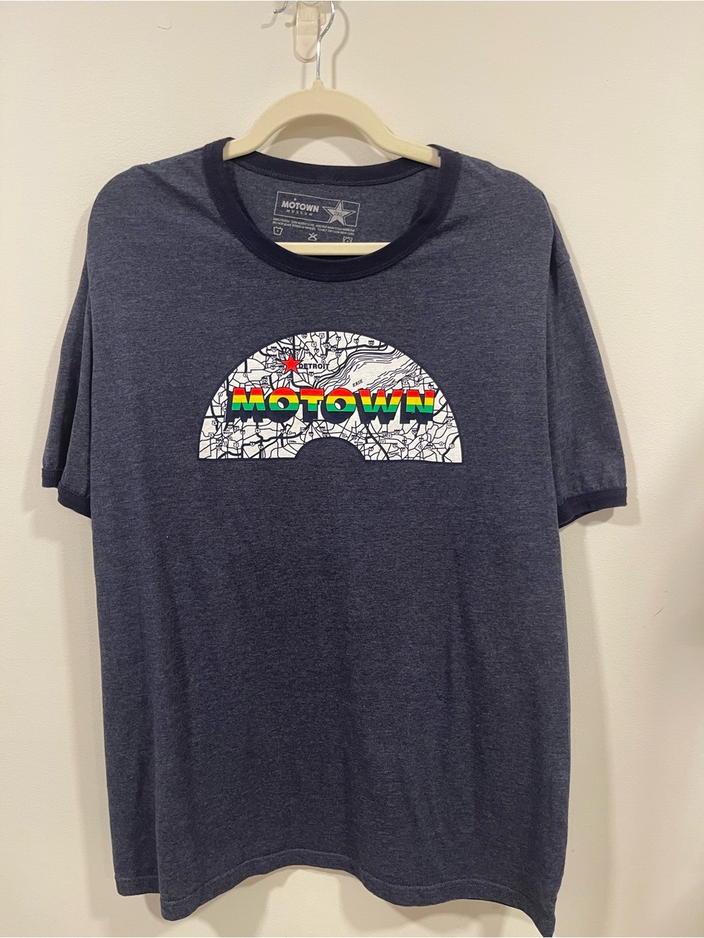 Short Sleeve Graphic Motown Tee - Navy Heather